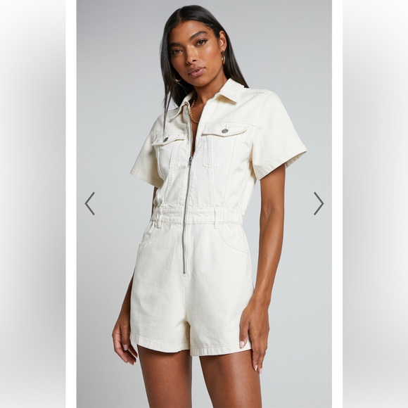 Showpo “Mauriel” denim playsuit/ romper - Picture 1 of 6